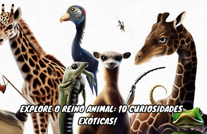 10 curiosidades sobre animais exóticos